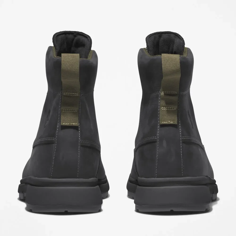 TIMBERLAND MEN'S 13 ATWELLS AVE ANKLE BOOT JET BLACK NUBUCK NIB